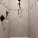 1560 Tacoma Beach Owners Bathroom Tiled Shower