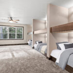 6067 Governors Woods Bunk Room. Built-In Bunk Beds.