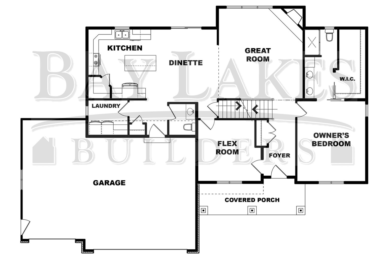 5012 Potters Crossing House Plan Bay Lakes Builders