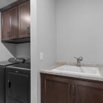 4673 Mill Rd Laundry. Formica "Silver Quartzite" Laminate Countertops.
